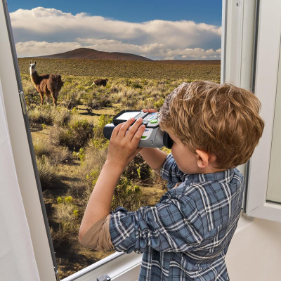 Contenu éducatif sur la faune et la flore des jumelles VTech.