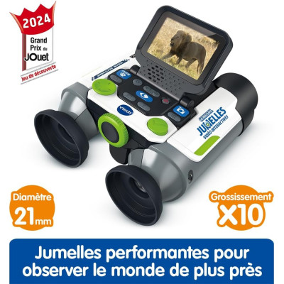 Écran couleur des jumelles interactives VTech avec contenu BBC.