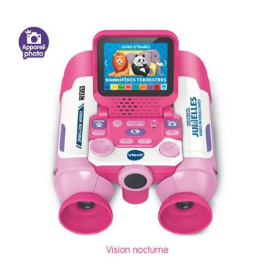 Écran couleur des jumelles interactives VTech avec contenu BBC.