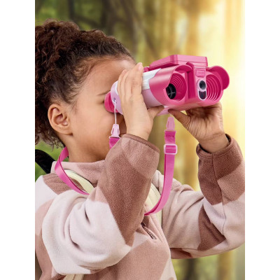 Zoom et appareil photo intégré des jumelles vidéo VTech.