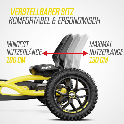 Kart à pédales BERG Buddy Cross - Pour 3-8 ans