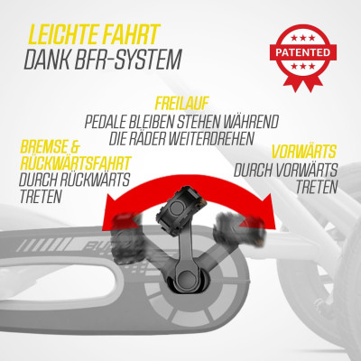 Kart à pédales BERG Buddy Cross - Pour 3-8 ans