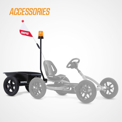 Kart à pédales BERG Buddy B-Orange - Jouet pour 3-8 ans