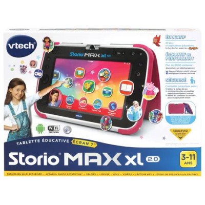 Prise en main de la tablette VTech Storio Max par un enfant
