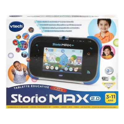 Enfant jouant avec la tablette VTech Storio Max