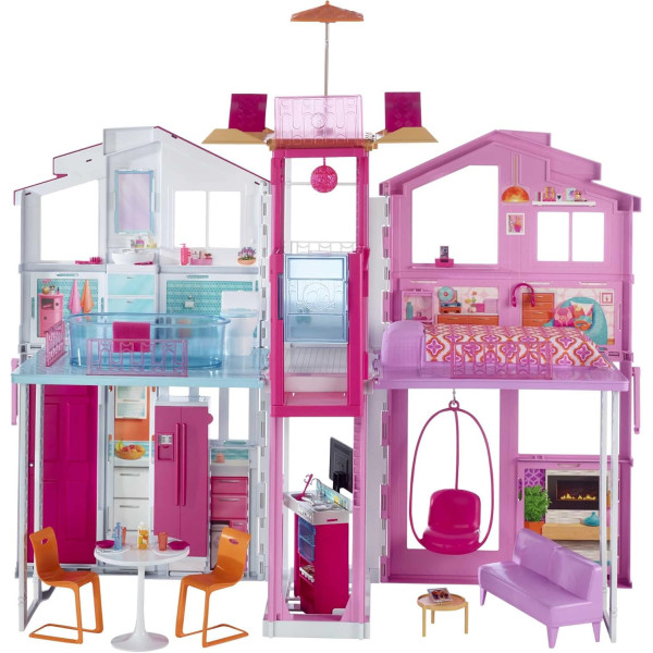 Coffret Barbie Dreamhouse - Mobilier grande maison de poupée de luxe DLY32