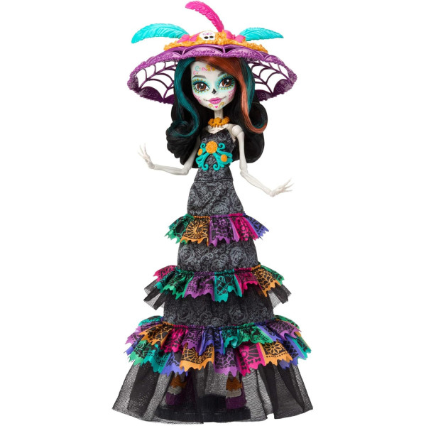 Monster High – Fêtes de fin d’année – Poupée Día de Muertos Skelita Calaveras HXH99