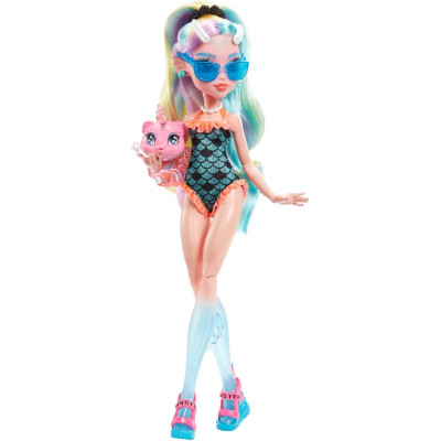 Achat poupée Monster High Lagoona blue avec piranha et accessoires